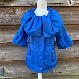 Anthro Luii Blue Anthropologie Jacket Cobalt Blue Size Small
